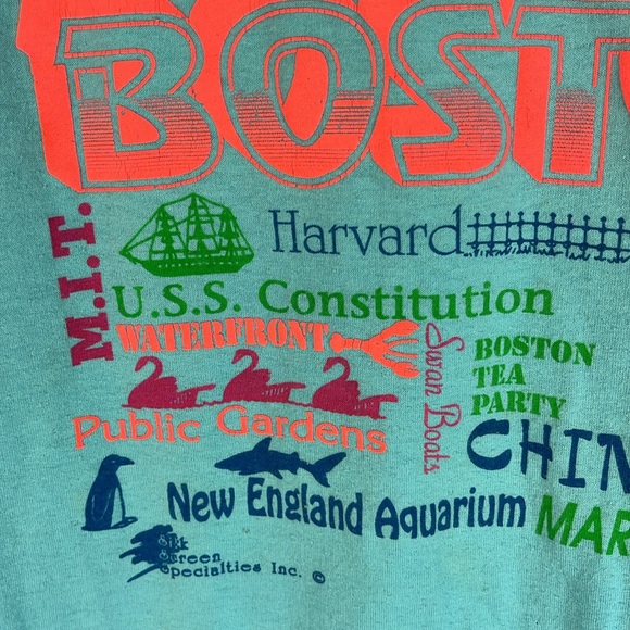 Vintage Tank Boston Royal first class Top Mens XL Single Stitch Hem - Picture 7 of 10